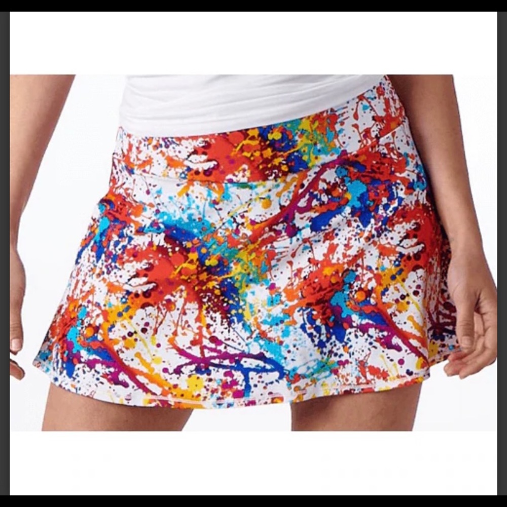 Queen of the Court | Splatter Paint Tennis Skirt | Medium